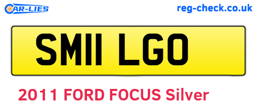 SM11LGO are the vehicle registration plates.