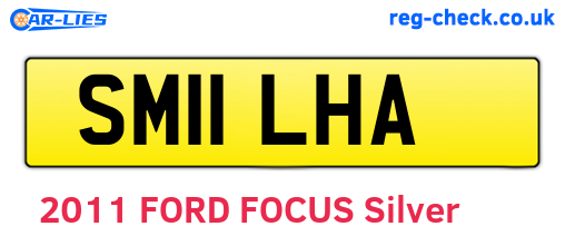 SM11LHA are the vehicle registration plates.
