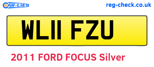WL11FZU are the vehicle registration plates.