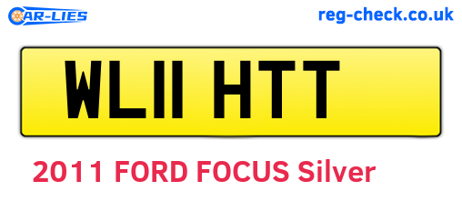 WL11HTT are the vehicle registration plates.