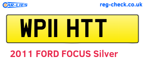 WP11HTT are the vehicle registration plates.