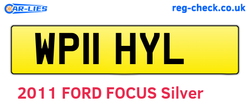 WP11HYL are the vehicle registration plates.