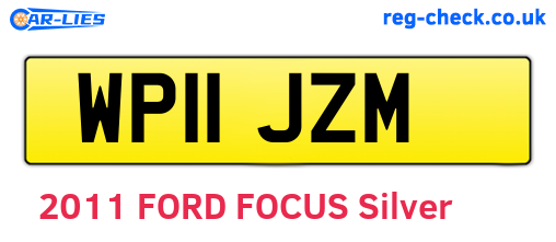 WP11JZM are the vehicle registration plates.