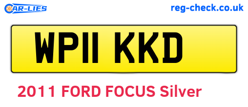 WP11KKD are the vehicle registration plates.