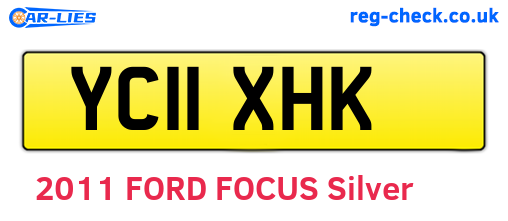 YC11XHK are the vehicle registration plates.