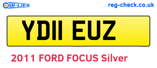 YD11EUZ are the vehicle registration plates.