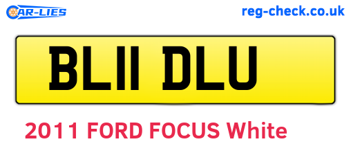 BL11DLU are the vehicle registration plates.