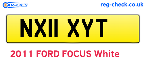 NX11XYT are the vehicle registration plates.