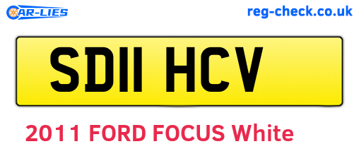 SD11HCV are the vehicle registration plates.