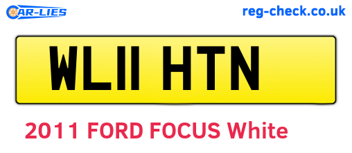 WL11HTN are the vehicle registration plates.