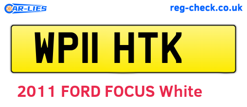 WP11HTK are the vehicle registration plates.