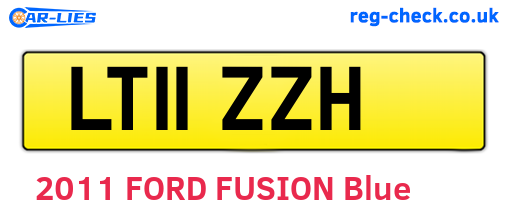 LT11ZZH are the vehicle registration plates.