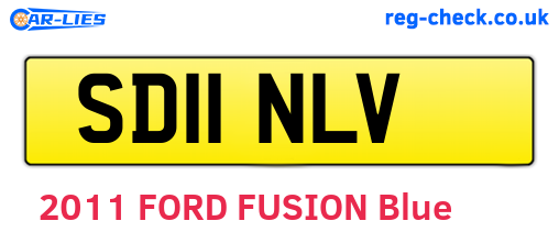 SD11NLV are the vehicle registration plates.