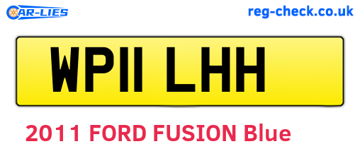 WP11LHH are the vehicle registration plates.