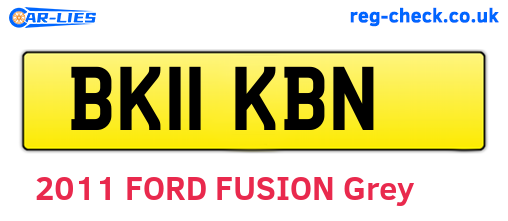 BK11KBN are the vehicle registration plates.
