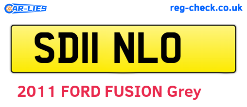 SD11NLO are the vehicle registration plates.