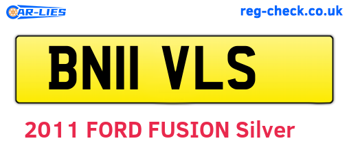 BN11VLS are the vehicle registration plates.