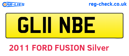 GL11NBE are the vehicle registration plates.