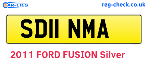 SD11NMA are the vehicle registration plates.