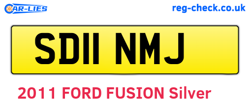 SD11NMJ are the vehicle registration plates.