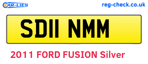 SD11NMM are the vehicle registration plates.