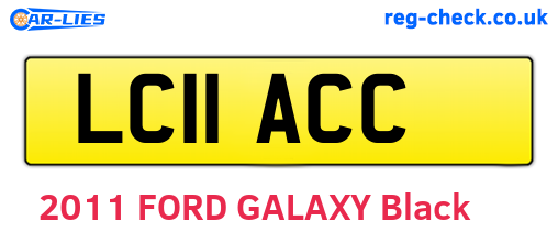 LC11ACC are the vehicle registration plates.