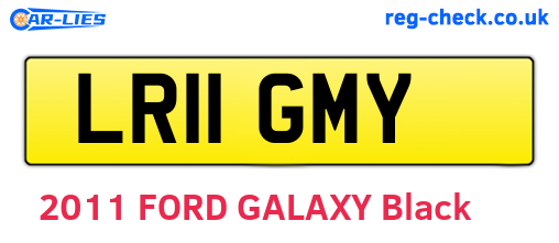 LR11GMY are the vehicle registration plates.
