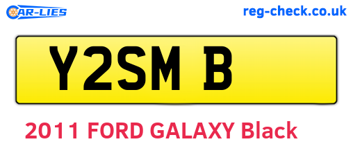 Y2SMB are the vehicle registration plates.