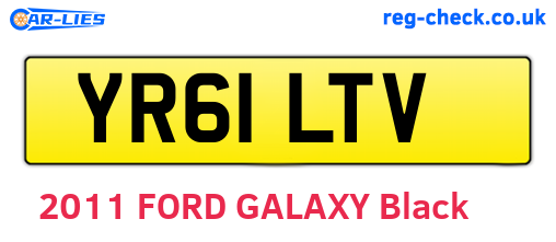 YR61LTV are the vehicle registration plates.
