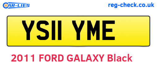 YS11YME are the vehicle registration plates.