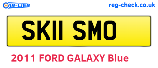 SK11SMO are the vehicle registration plates.