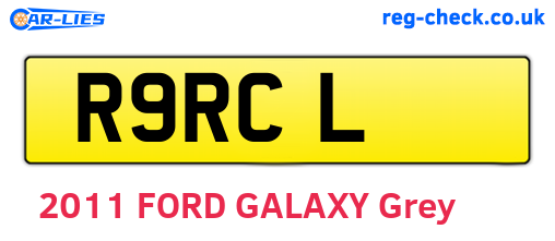 R9RCL are the vehicle registration plates.
