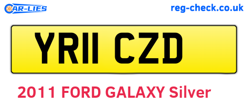YR11CZD are the vehicle registration plates.