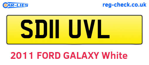 SD11UVL are the vehicle registration plates.