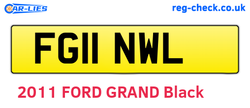 FG11NWL are the vehicle registration plates.