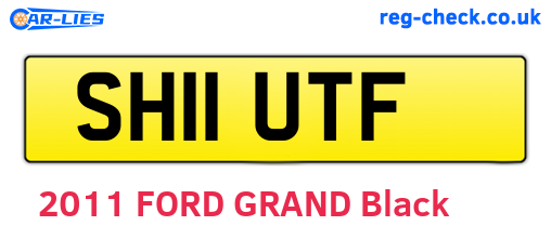 SH11UTF are the vehicle registration plates.