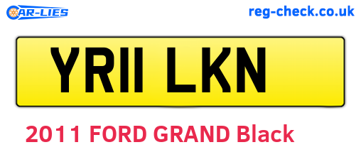 YR11LKN are the vehicle registration plates.