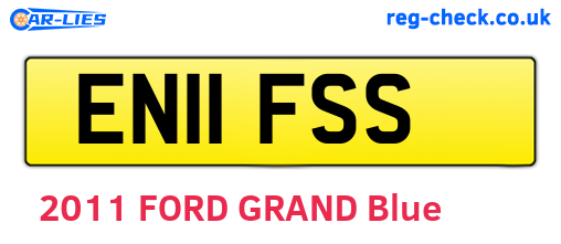 EN11FSS are the vehicle registration plates.