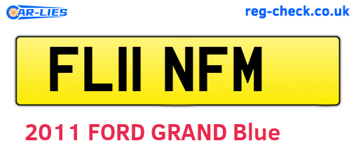 FL11NFM are the vehicle registration plates.