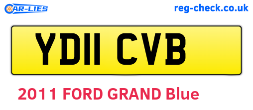 YD11CVB are the vehicle registration plates.
