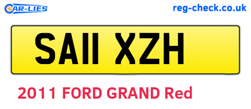 SA11XZH are the vehicle registration plates.