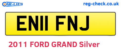 EN11FNJ are the vehicle registration plates.