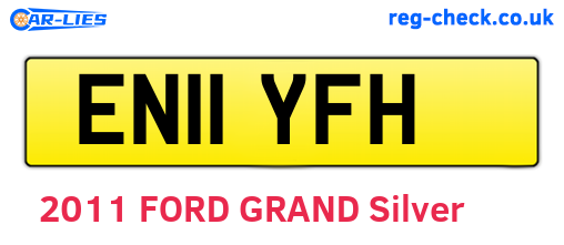 EN11YFH are the vehicle registration plates.