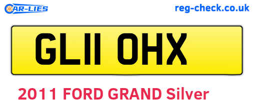 GL11OHX are the vehicle registration plates.