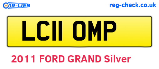 LC11OMP are the vehicle registration plates.