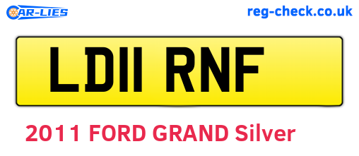 LD11RNF are the vehicle registration plates.