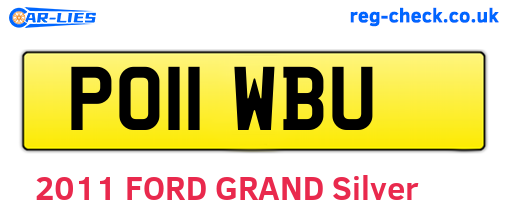 PO11WBU are the vehicle registration plates.