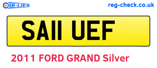SA11UEF are the vehicle registration plates.