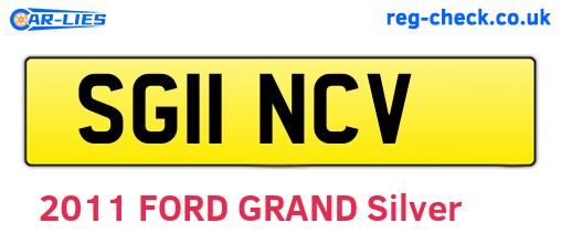 SG11NCV are the vehicle registration plates.