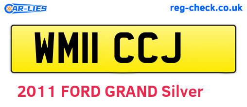 WM11CCJ are the vehicle registration plates.